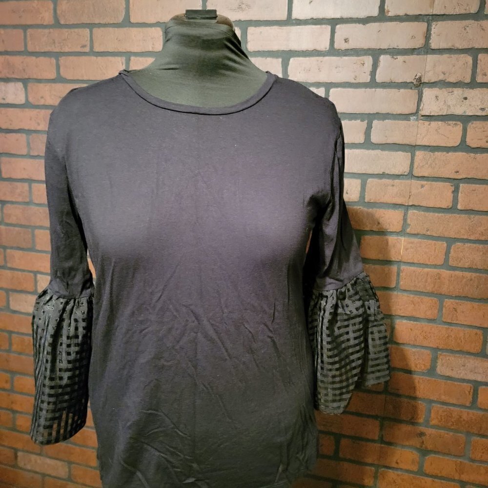 Maette (Stella & Dot) Flutter Sleeve Top Size LG